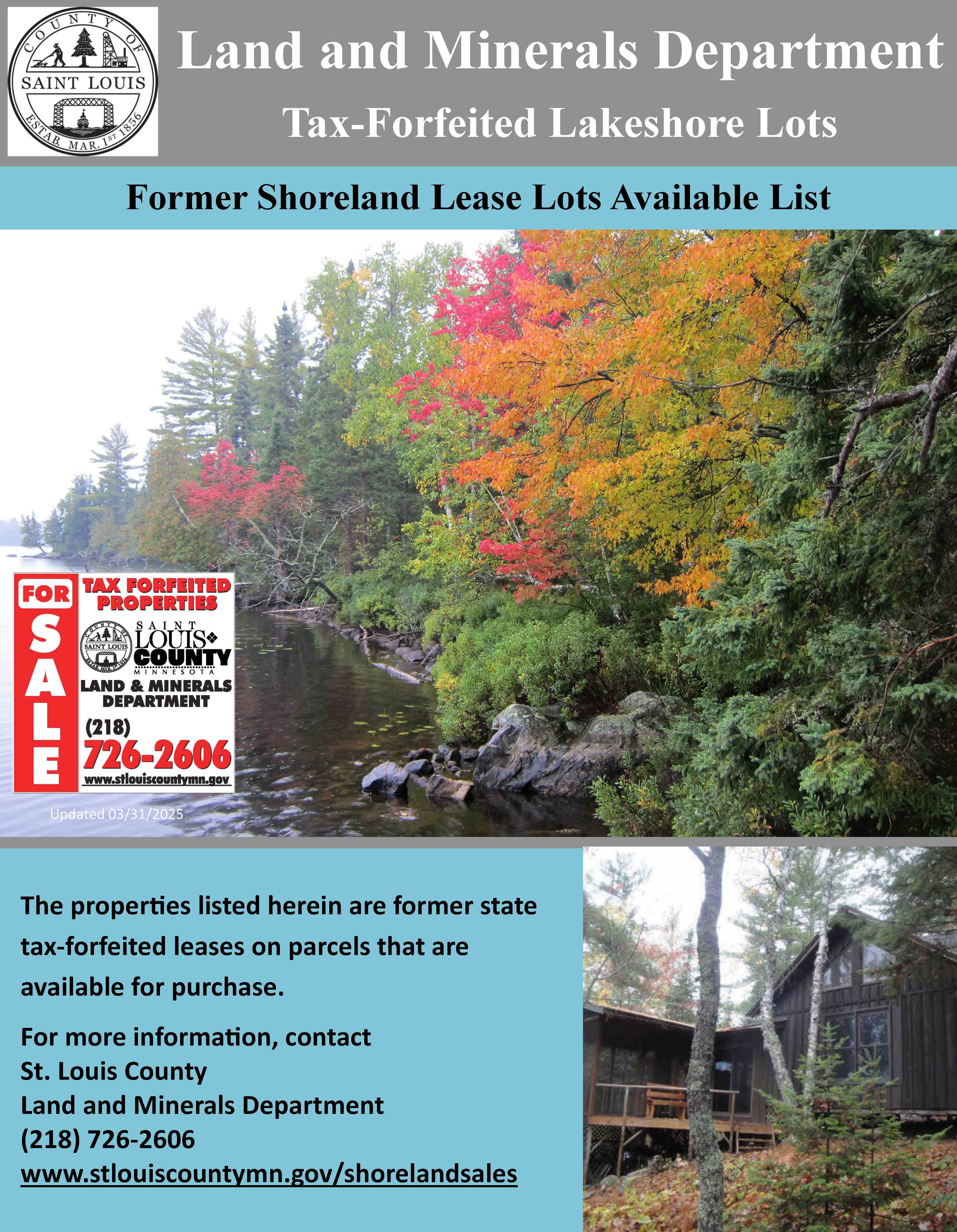 Opens pdf of the Former Shoreland Lease Lot Available Book