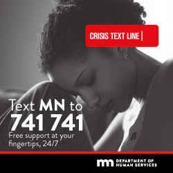 Suicide Text Line - Text MN to 741741