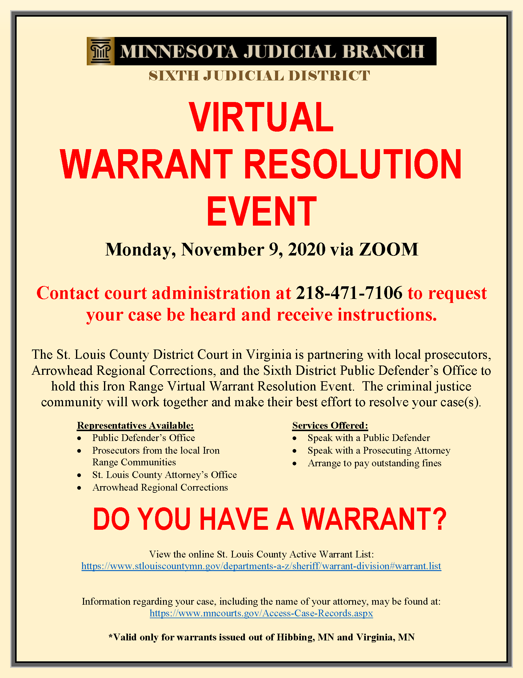 Warrant Division